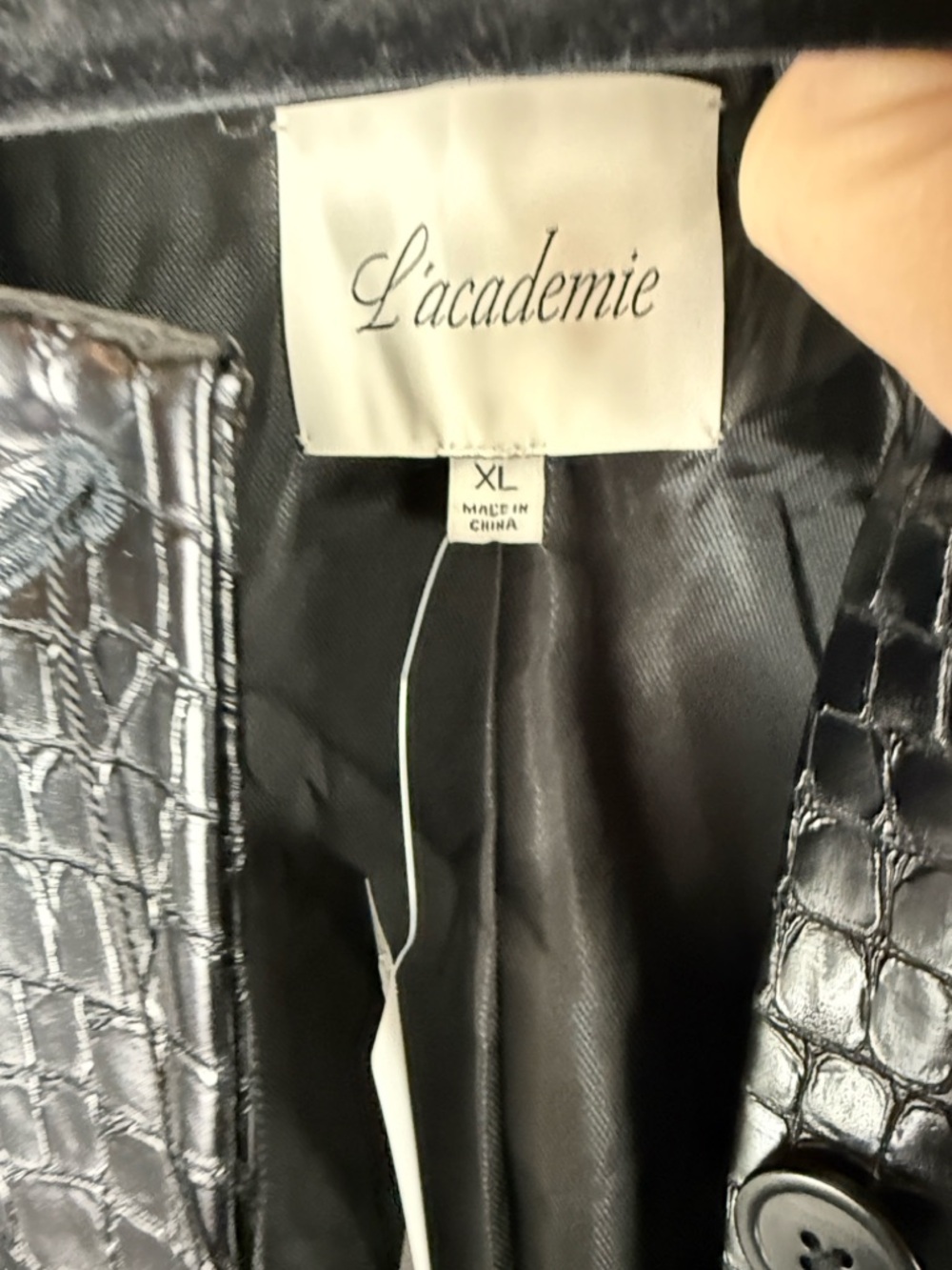 L'Academie By Marianna Alisson Jacket in Black - Picture 4 of 7